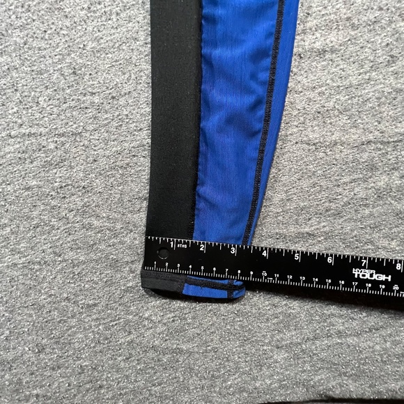 Fabletics Sheer Performance Black & Blue Mesh Leggings Size XS - Picture 11 of 12